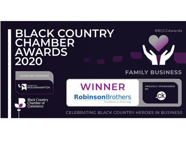 Robinson Brothers Wins Family Business of the Year!