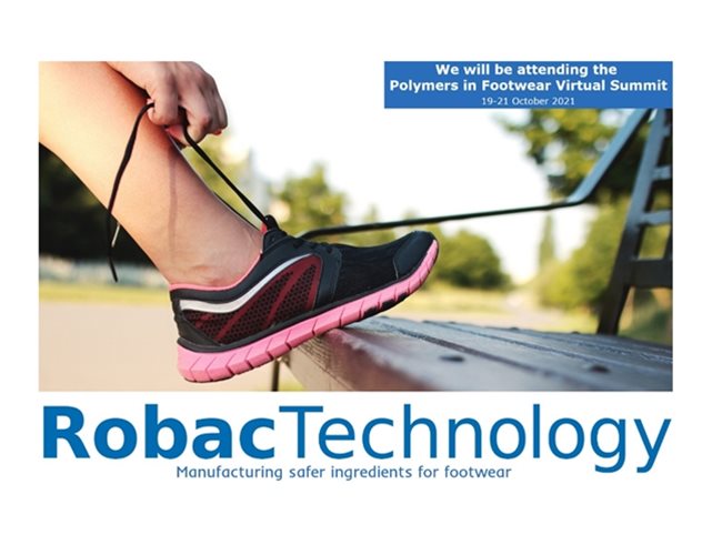 Robac Technology is attending the Polymers in Footwear Virtual Summit 2021