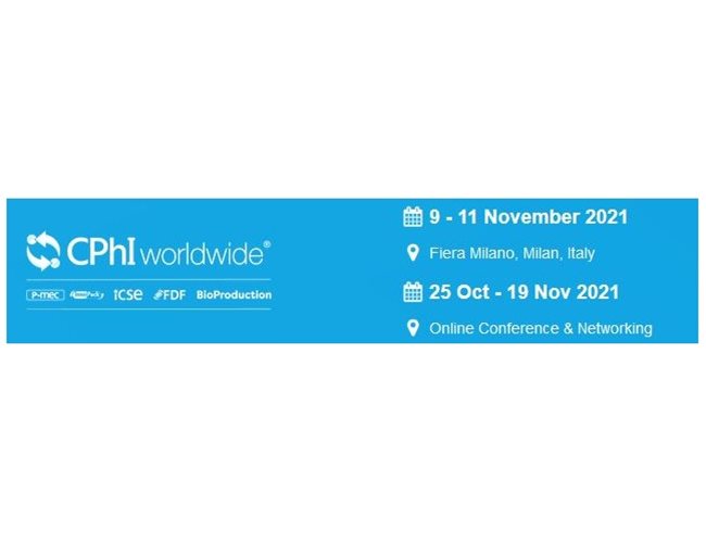 We will be visiting CPhI Milan 2021