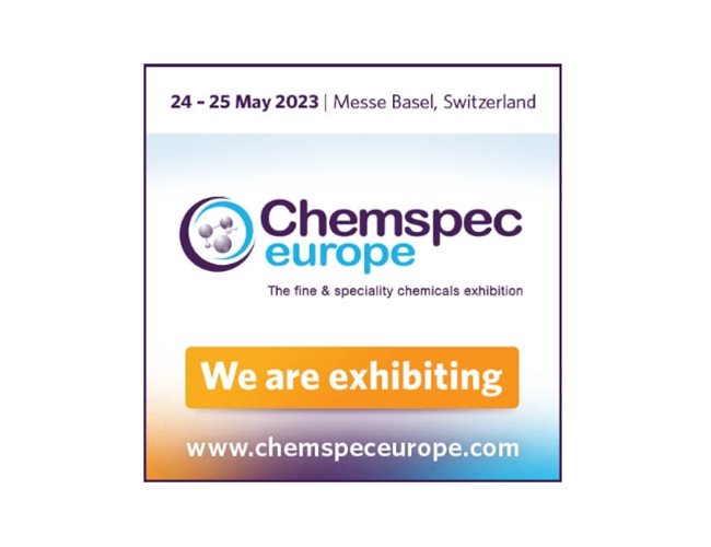 Meet us at Chemspec Europe 2023